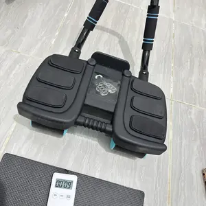 【Rebound otomatis】MY-HI / Ab Roller 4 In1 Ab Wheel Wheels Plank Trainer Abdominal Core Roller Alat Olahraga Di Rumah Push Up Sit Up