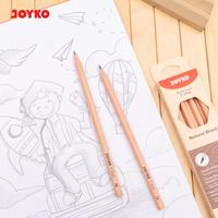 Gambar Pencil Pensil Joyko P-8142 Natural Wood 2B 1 BOX 12 PCS dari Joyko Indonesia Kota Administrasi Jakarta Utara 4 Tokopedia