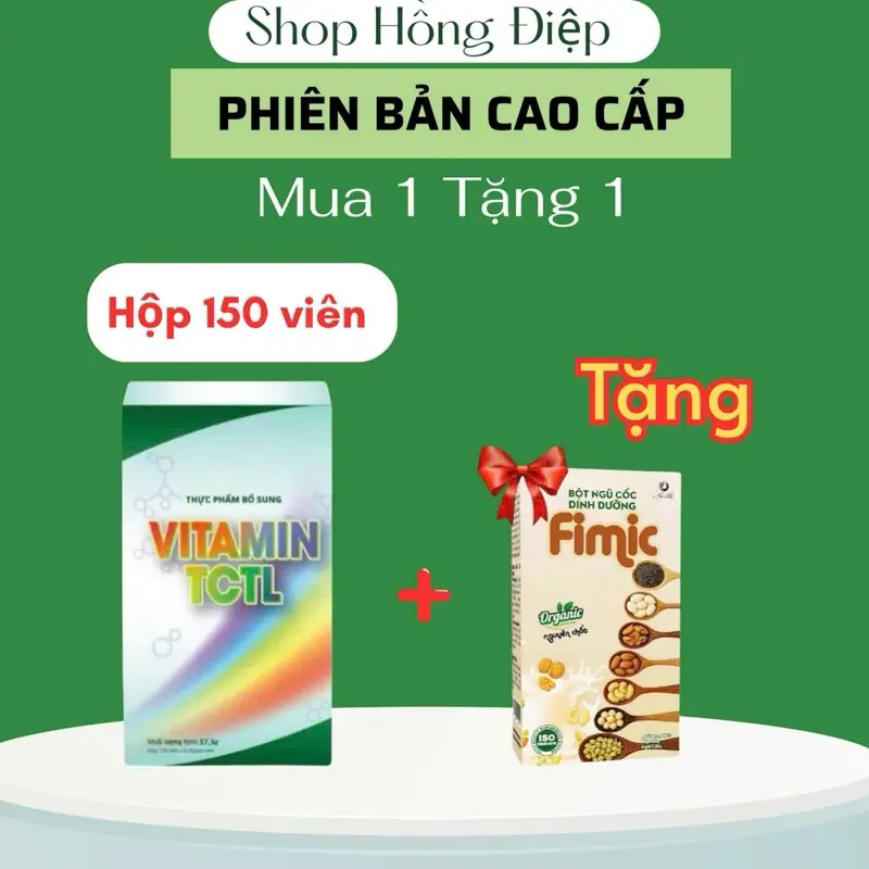 [TẶNG QUÀ] VITAMIN TCTL PHIÊN BẢN CAO CẤP - THỰC PHẨM BỔ SUNG SỨC KHOẺ - SHOP HỒNG ĐIỆP