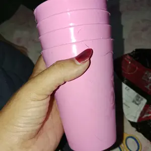 PAKET HEMAT isi 12 Pcs Gelas Minum Pastel Gelombang