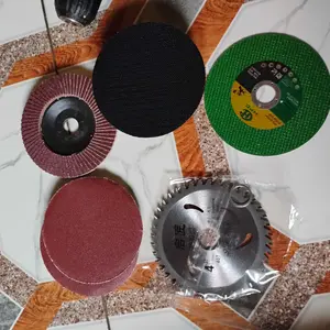 Paket Lengkap Mata Gerinda 4Inch  Potong Kayu TCT,Mata Grinda Potong Besi , Amplas Susun, Tatakan Amplas , Dan 10 Amplas Tempel