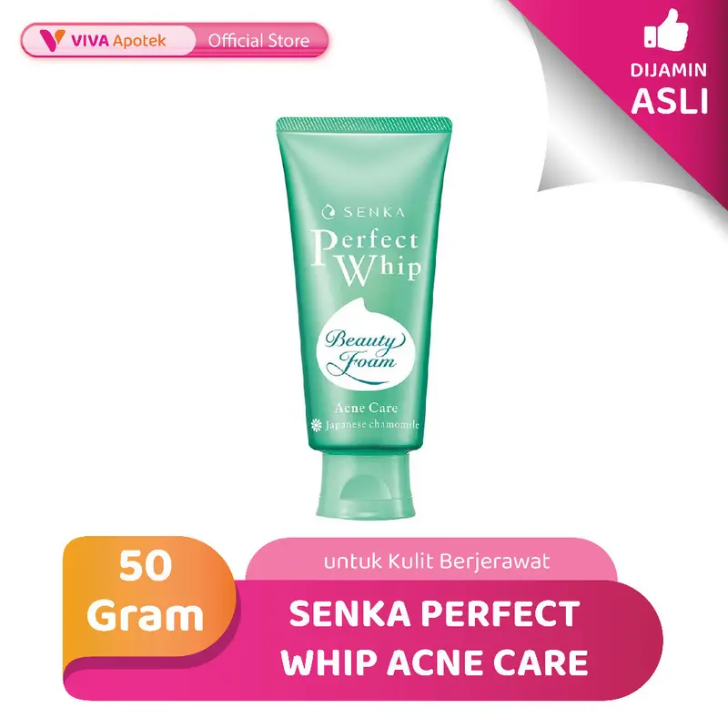 Senka Perfect Whip Acne Care Facial Wash (50 Gram) 0
