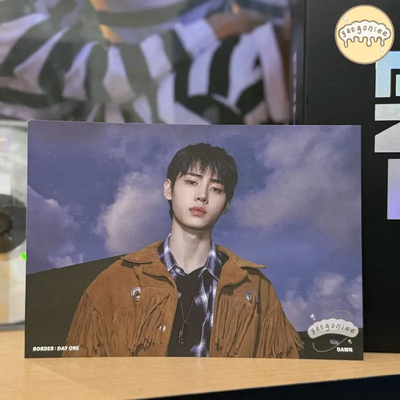 official enhypen postcard border day one dawn ver heeseung jay jake sunghoon sunoo ni-ki 4