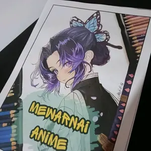 50 gambar mewarnai Anime, keren dan lucu