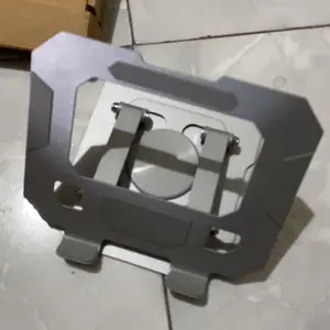 Stand Tablet iPad 360 Derajat Rotatable Adjustable Holder Meja Aluminium Universal Anti Goyang