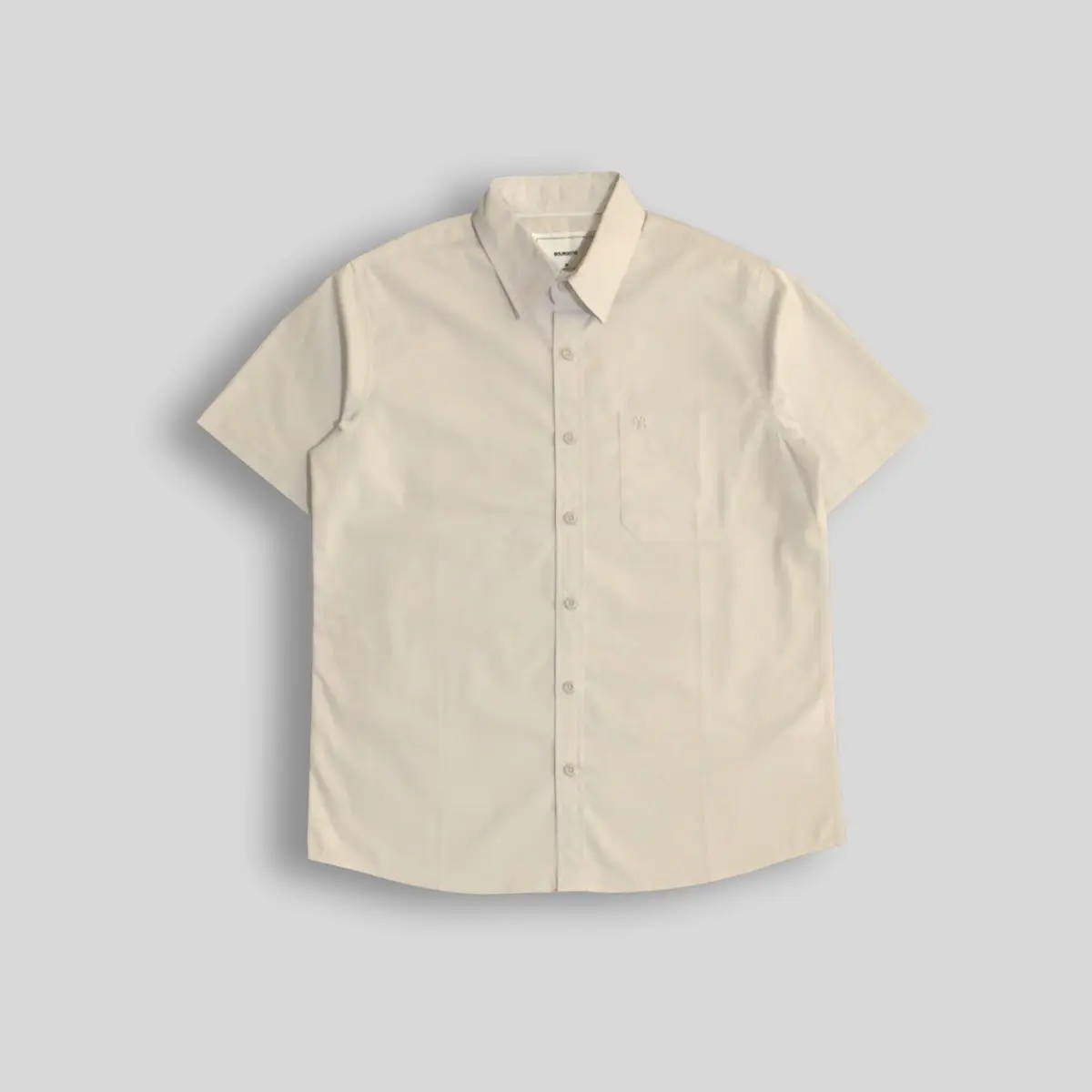 BOURGEOIS Casual Shirt Japan Cotton Full Processed Short Sleeve