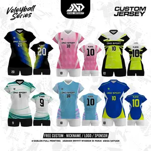Jersey Volleyball Series Volume2 Gratis Nama Nomor Logo Sponsor