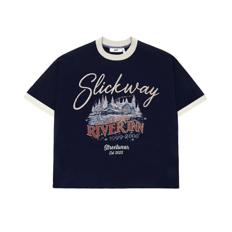 SLICK – Áo Thun Form Big Boxy “SNOWKAST” Cotton 100% – Local Brand THE SLICK WAY UNISEX