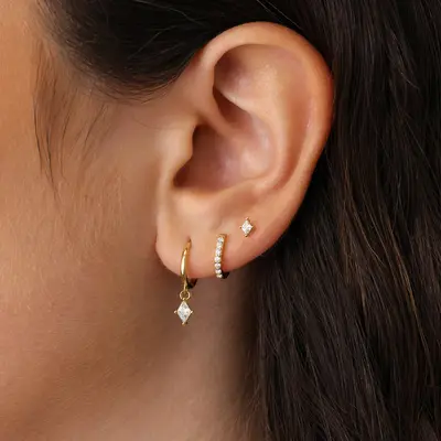 Selected Double Earring Set TikTok Shop