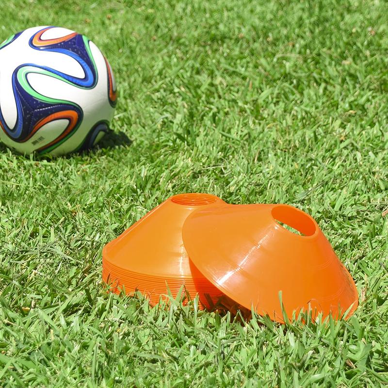 Product Introduction of 50pcs/Tas Cone Sepak Bola Mangkok Bola Training Latihan Atlet Sepak Bola Mangkuk 18