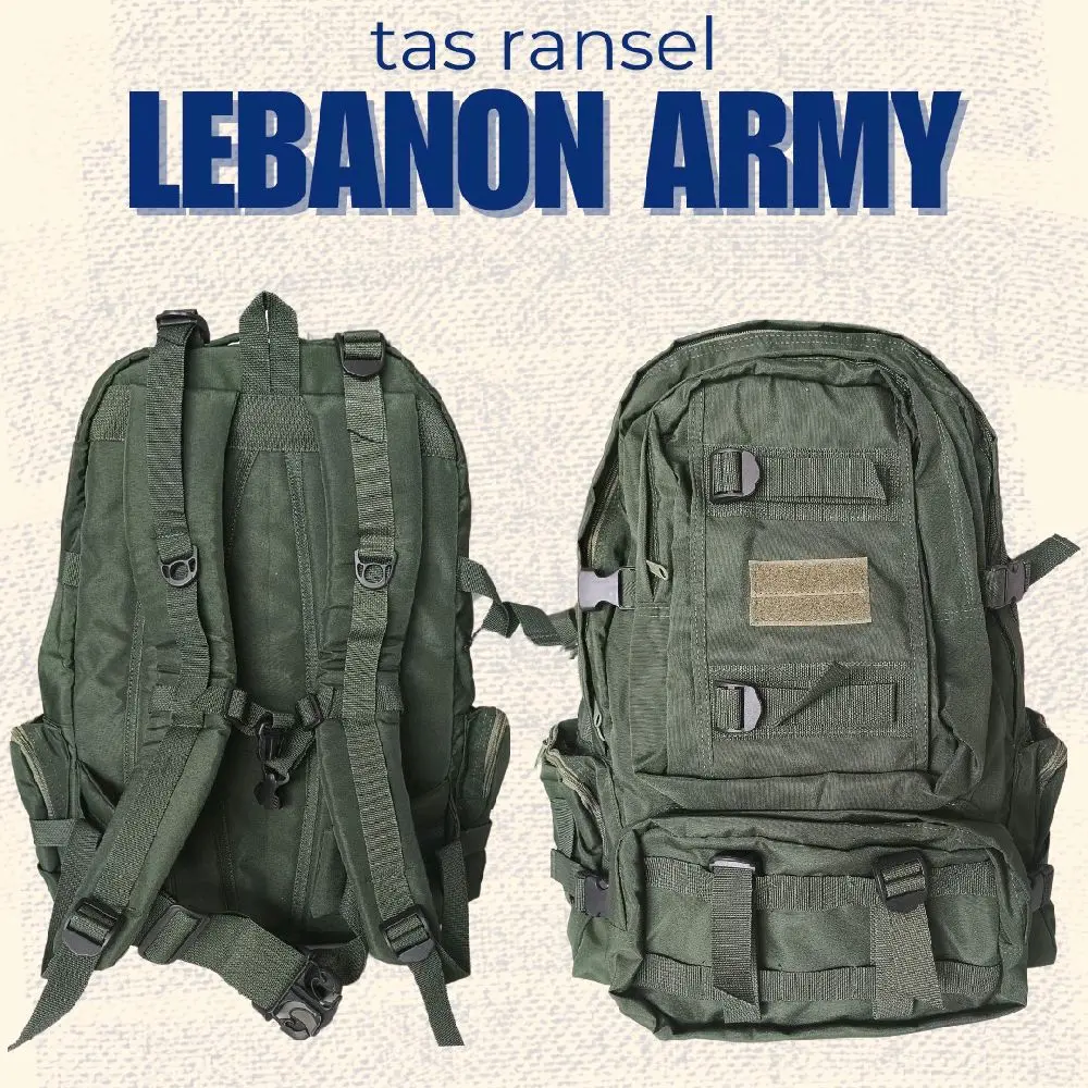 tas ransel, tas lebanon, tas ransel murah, tas ransel tentara, tas ransel premium, tas ransel, tas gendong, tas gendong tentara