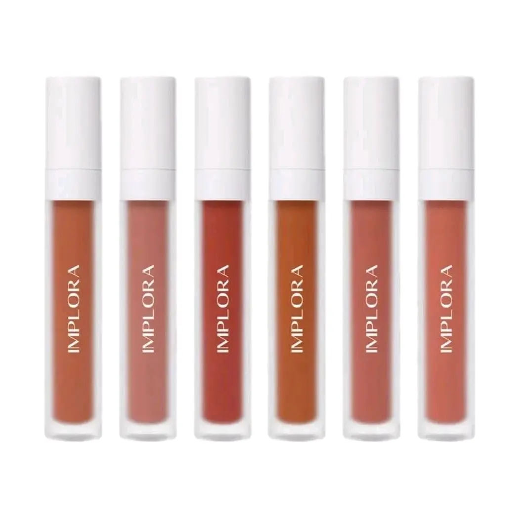 IMPLORA VELVET MATTE LIPCREAM*6 SHADE terbaru