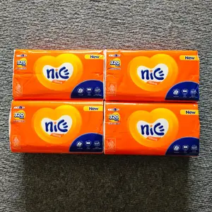 4 Pack Tisue Nice 320 Helai 2 Ply Ukuran L Facial Tisue