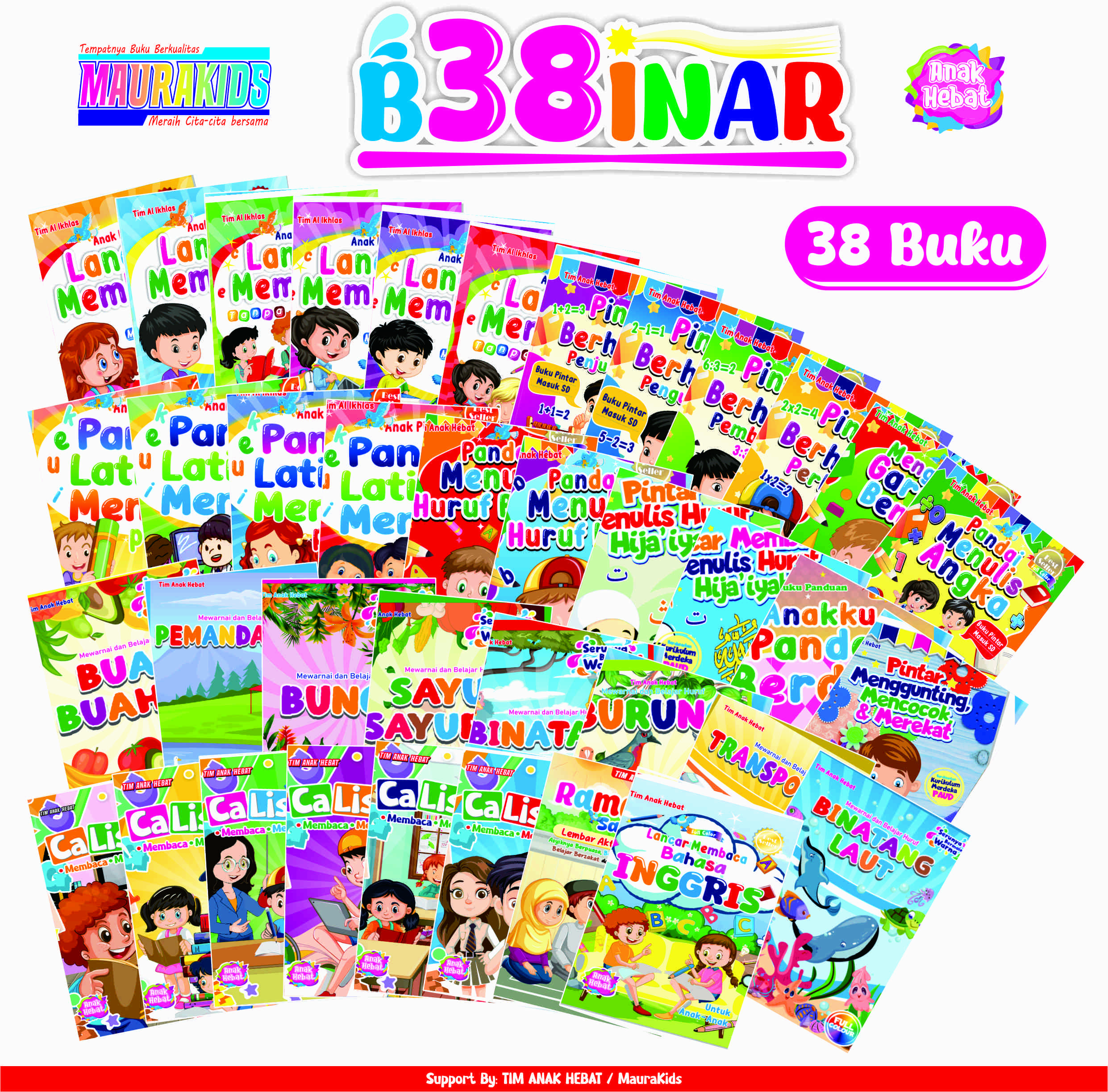 PAKET BUKU (BEBINAR) 38 BUKU - ANAK HEBAT