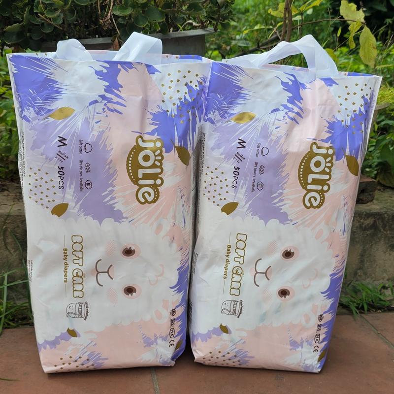 Combo 2 bịch 100 bỉm quần tã dán JOLIE loại 1 phiên bản nâng cấp bỉm mỏng đủ size M L XL 2XL 3XL 4XL,bỉm quần Cho Bé Cotton nệmđiềuhòa mátlạnh jolie 100 miếng
