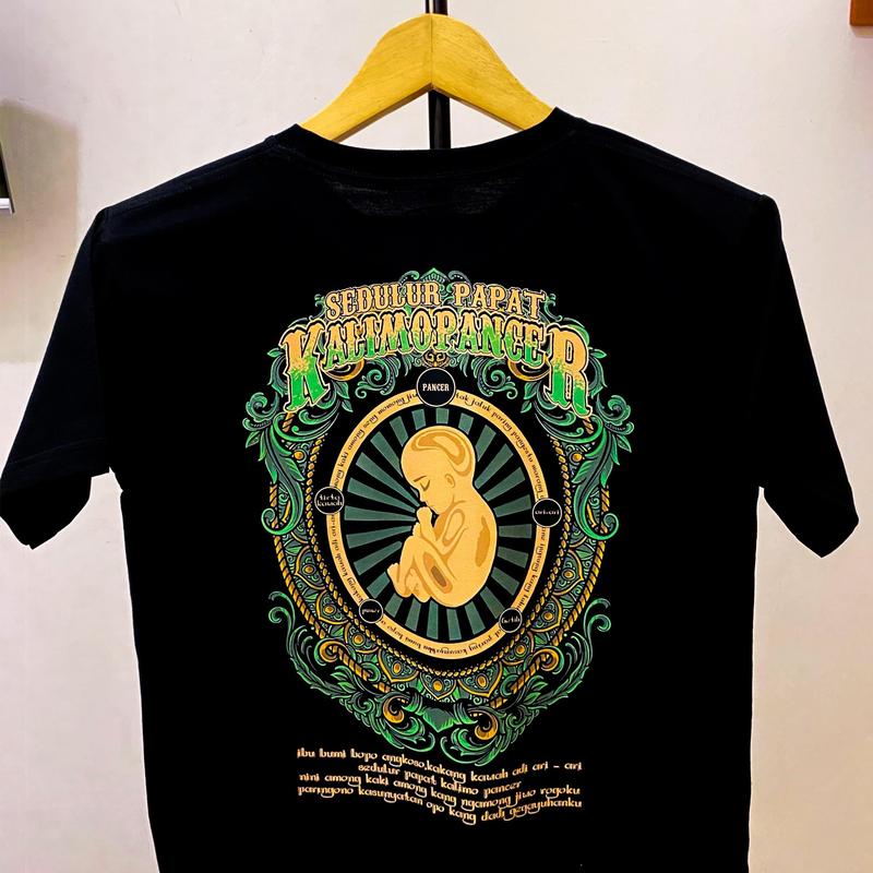 Kaos Sedulur Papat Limo Pancer / Kaos Pancawangsa / Kaos Motivasi Jawa 0