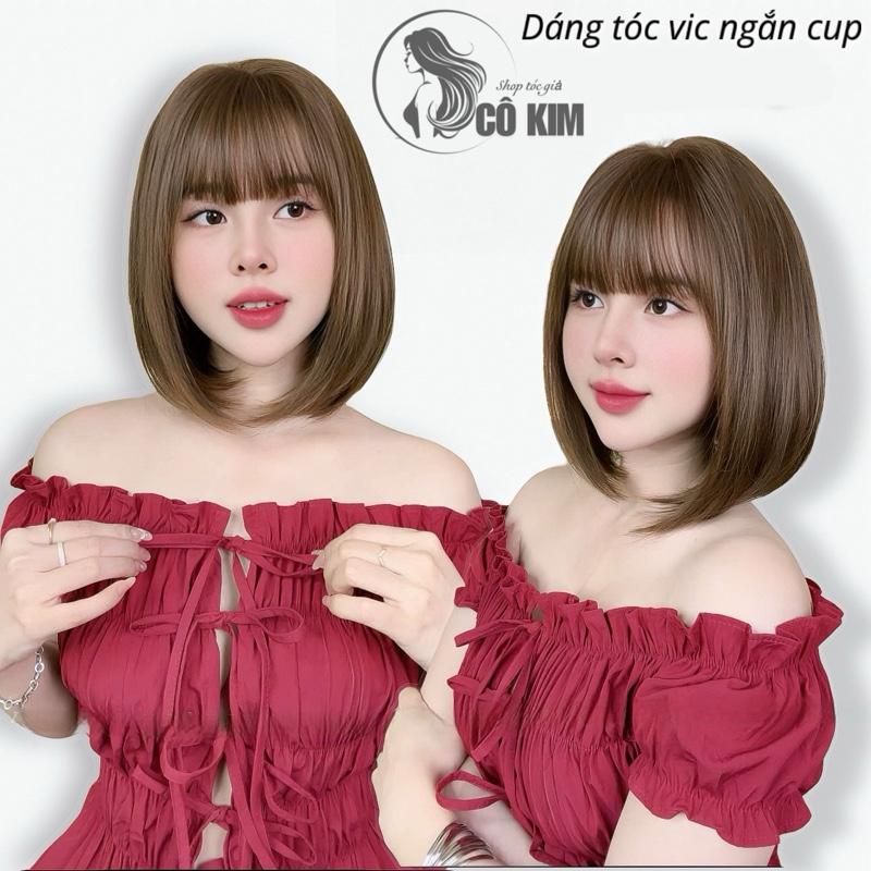 HK030 > Bộ cả dầu tóc giả dáng CÚP NGẮN ngang vai khách kéo qua xem ảnh hướng dẫn sử dụng nhé