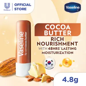 Vaseline Lip Care Balm Stick COCOA BUTTER 4.8gr - Pelembab Bibir - Lip Balm
