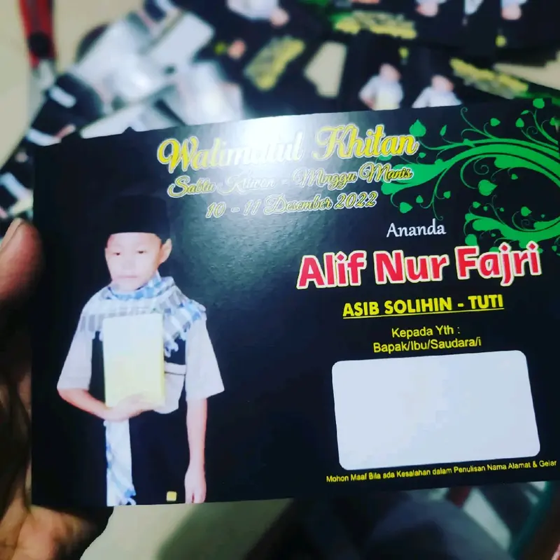 Undangan Khitanan Full Warna 01 0