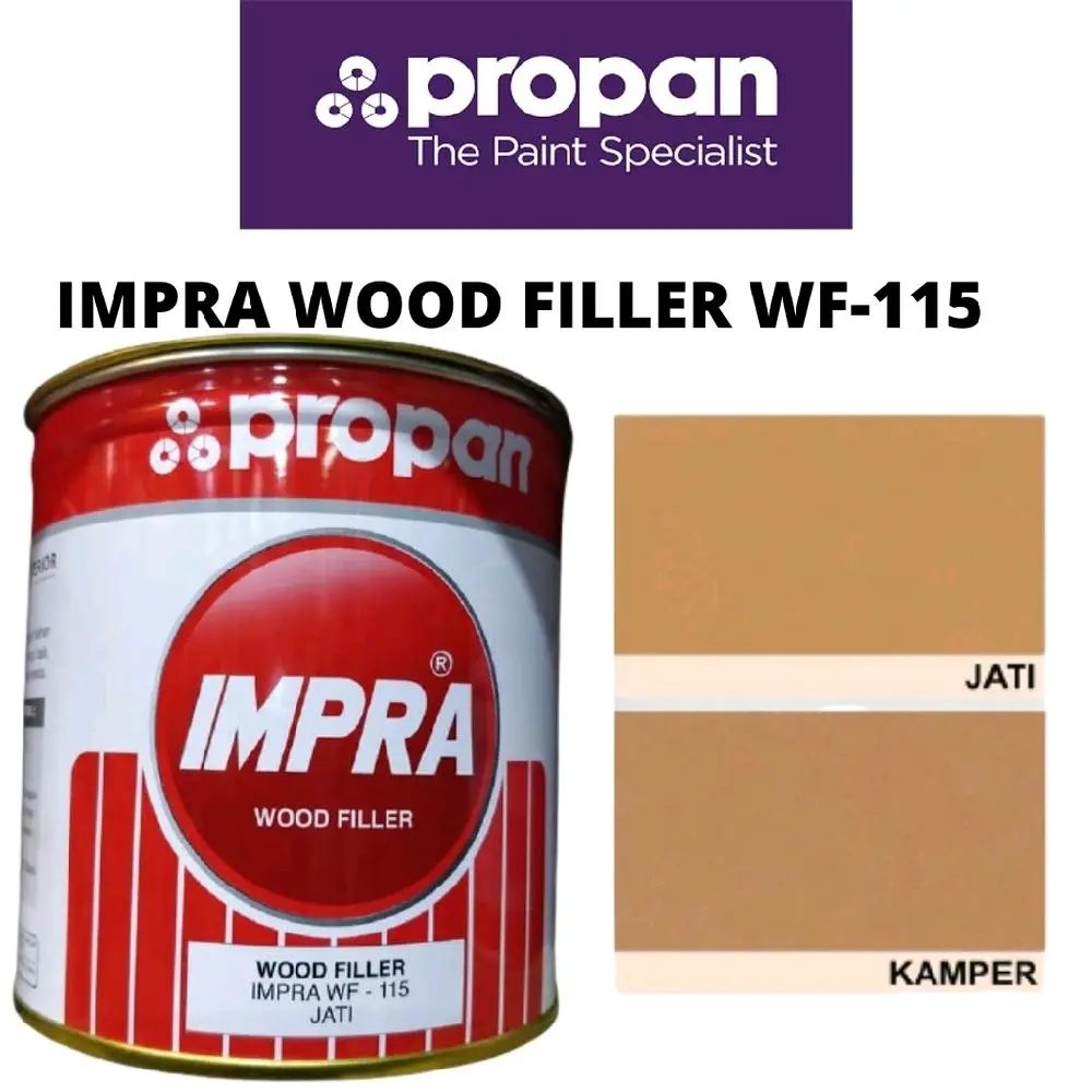 impra wood filler, di peruntukan mendempul kayu yang tida rata. 1 kg