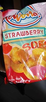 Product Review of COD Soes Coklat Cokelat/strawberry/ 500g/1kg /Update kemasan terbaru / merek baru/Malona/ mix rasa/halal Kue Sus Kering Isi soes coklat lumer 1 kgr Enak Murah （Cemilan keluarga, cocok untuk dewasa dan anak-anak） Chocolate Food Makanan Snack Manis from S**7 3