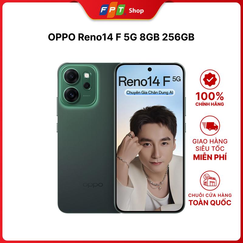 Điện thoại OPPO Reno14 F 5G 8GB 256GB