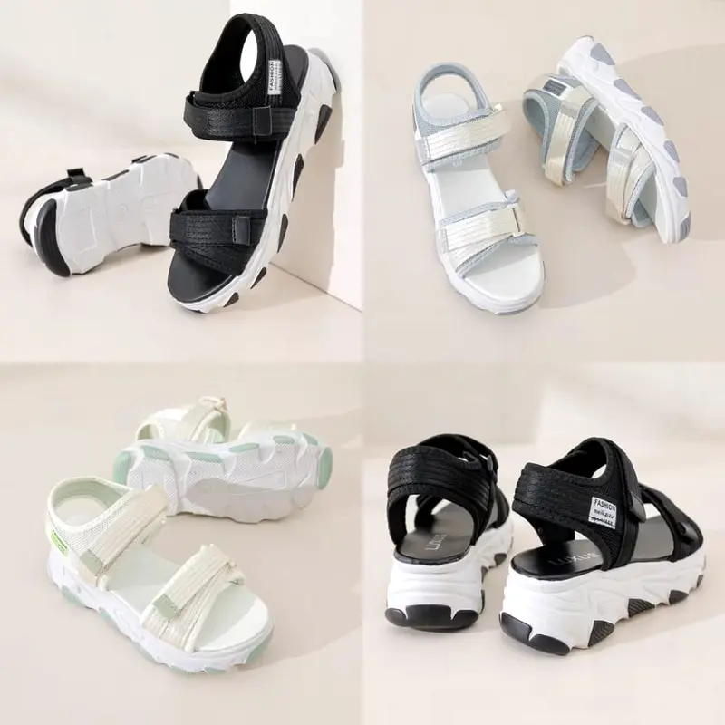 Sandal Anak dan Dewasa Perempuan Terkini Dan Terbaru Sandal Fashion Sol Corak 3