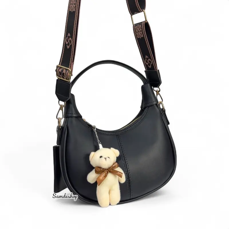SAMDESHOP Sabit  - Slingbag & Shoulderbag Wanita Simpel Polos , Tas Wanita Multifungsi Kekinian