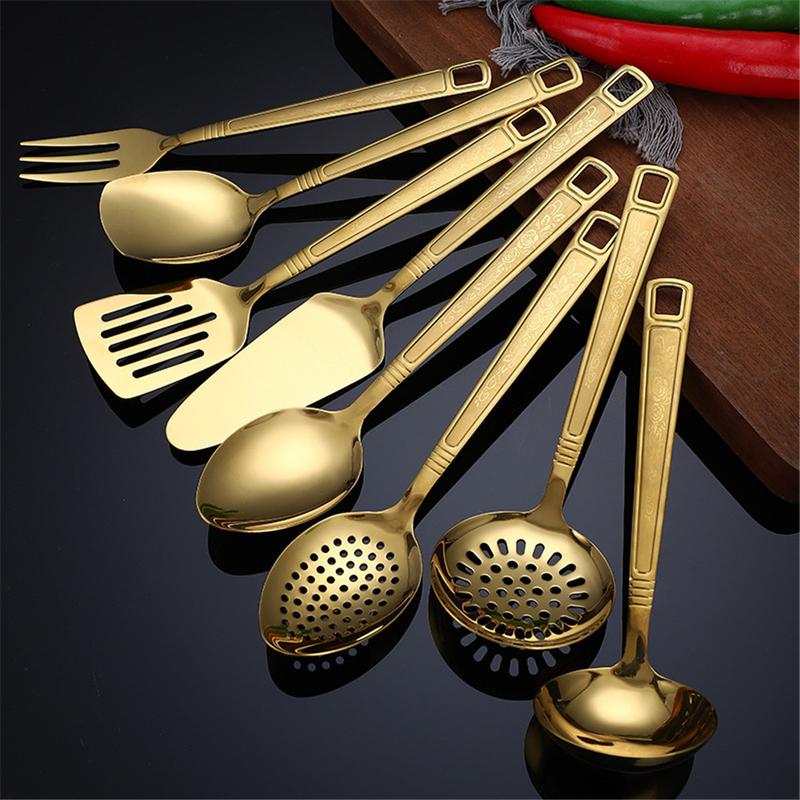 Set Spatula Keluli, Rusty, Spatula Menggoreng, Sudu Sup, Set - TikTok ...