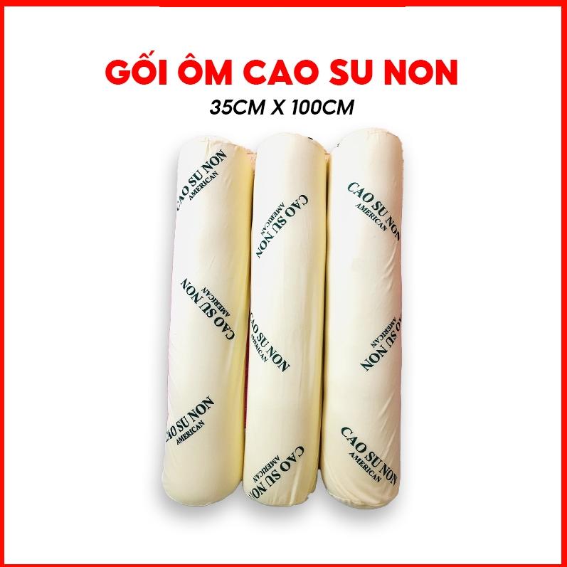 GỐI ÔM CAO SU NON AMERICAN Ép tổng hợp HÀNG CAO CẤP ÊM ÁI LỖ THÔNG HƠI THOÁNG KHÍ Kích Thước 35x100cm