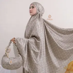 EL Lucky - Mukena Dewasa 2in1 Coquette Silk Premium dengan Lasercut Adeline Series