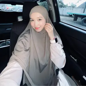 Ayra Hijab Instan by MAISAYA.ID | Bahan Spandex Rayon French Style Hitam Simple Cadar Syari Lembut Stretch Dingin Tidak Mudah Kusut Nyaman Dipakai