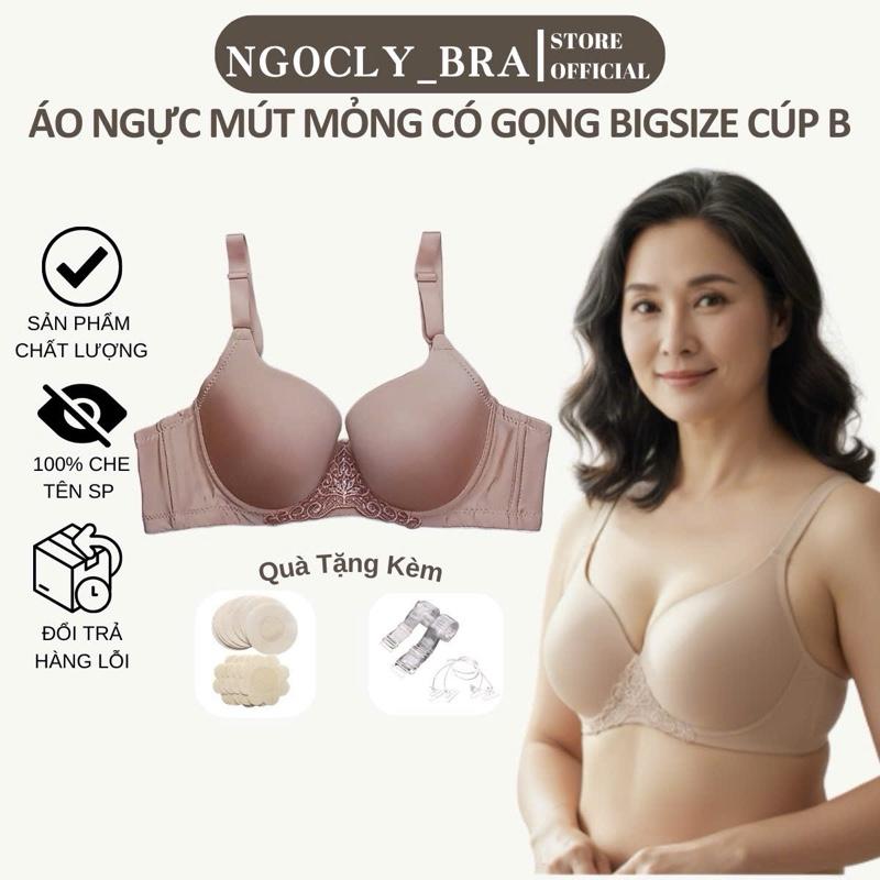 Áo Ngực Nữ Bigsize Cúp B Có Gọng Không Mút | Bra Ren Nhẹ Nâng Ngực Quyến Rũ N311 