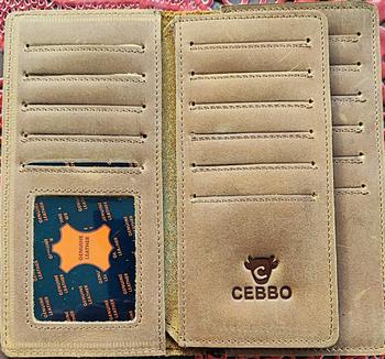 Product Review of Dompet Panjang Pria Kulit Sapi Asli Crazy Horse Leathe Merk CEBBO Dompet Panjang Bisa Muat Hp Kartu Uang from G**m 2