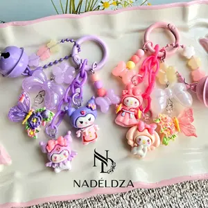 Nadeldza Mini Strap Chain Bag Charm Sanrio Lonceng Bunyi Oriental Series / Gantungan Tas Hp Karakter Sanrio Lucu