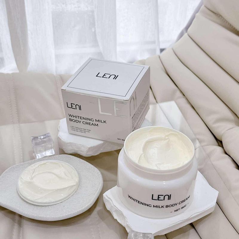 KEM BODY VÁNG SỮA LENI 180GR KEM NGÀY DƯỠNG DA BODY