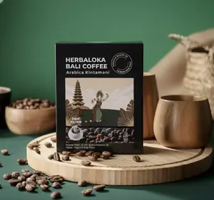 Drip Bag Arabica Kintamani (5 Sachet + Drip Filter) by Herbaloka Coffee Kopi Air
