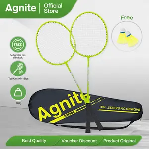 Agnite Raket Bulutangkis / Iron-Detached Badminton Racket Isi 2 Gratis Tas dan kok ER301 raket badminton