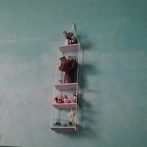 Rak dinding Tali Gantung susun 1,2, dan 3 Furniture Set of 3 serbaguna model minimalis dekorasi rumah modern Estetik Kayu