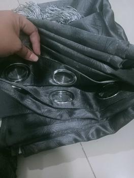Product Review of [PAKET HEMAT 2 LEMBAR] Gorden Polos Embos Pintu dan Jendelal Glossy Curtain from B**3 3
