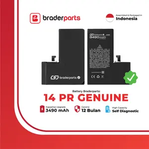 Brader Parts Battery Baterai Batre Fits With iPhone 14 Pro
