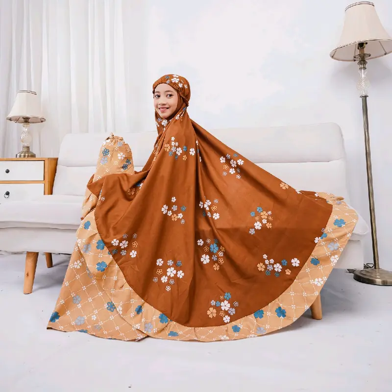 {Tameera} Mukena Anak 6 Sampai 10 Tahun Bahan Adem Nyaman Lembut Katun Rayon Bali Amiroh Kids 4