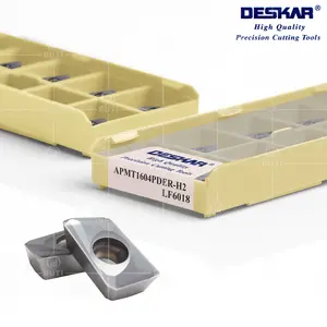 DESKAR 100% Original APMT1135PDER-H2 APMT1604PDER-M2 H2 XM LF6018 CNC Lathe Cutter Cutting Carbide Inserts Milling Turning Tools