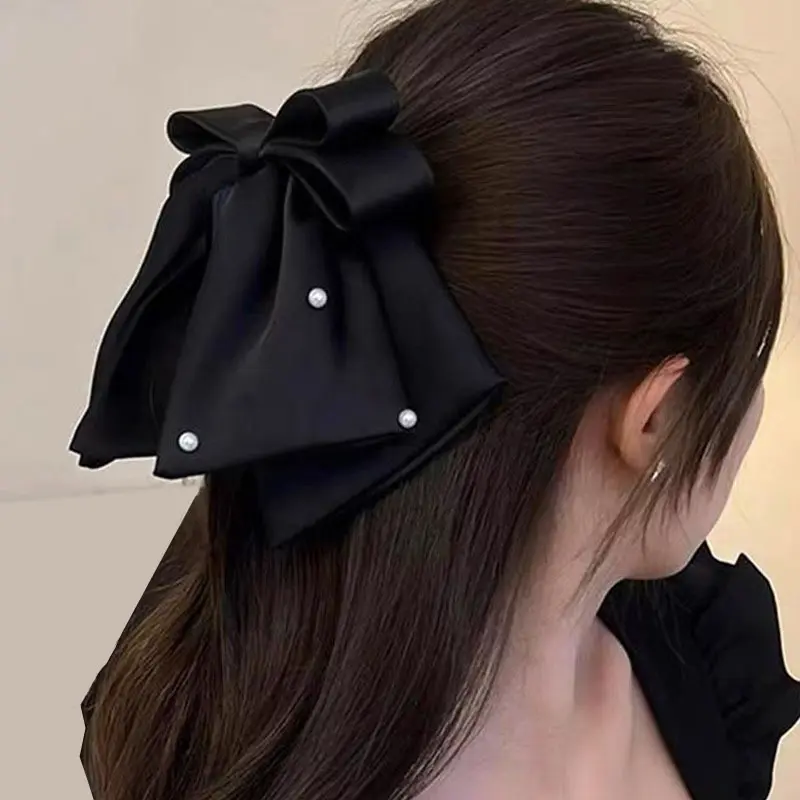Kẹp Tóc, Phong Cách Cổ Điển Thiết Kế Tối Giản Của Phụ Nữ, Kẹp Cá Mập Mới, Phụ Kiện Tóc, Sau Đầu, Kiểu Nơ Women Cua 1