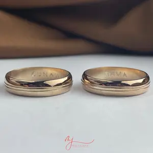 custom cincin kawin handmade silver palladium platinum