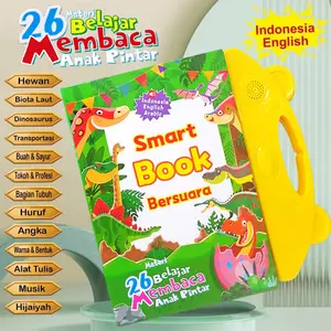 PenjualLokal-26 Materi Smart Book Interaktif Bersuara untuk Belajar Membaca dalam Bahasa Indonesia Smart Book Bersuara Indonesia Inggris Mainan Edukasi Belajar Bersuara Indonesia Inggris Mainan Buku Edukasi Belajar audiolyfe anak untuk stimulasi berbicara