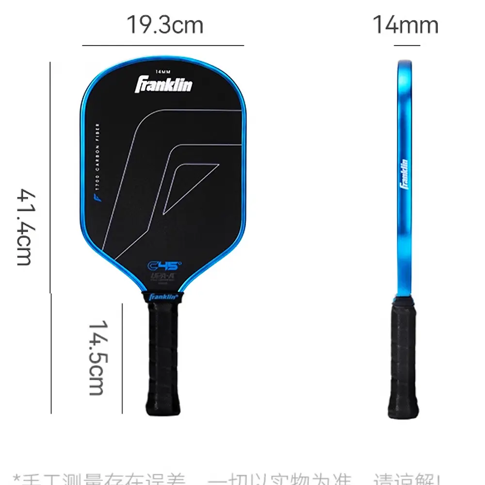 Outlet Mall〗 Franklin C45 Pickleball Paddle Carbon Fiber 14MM