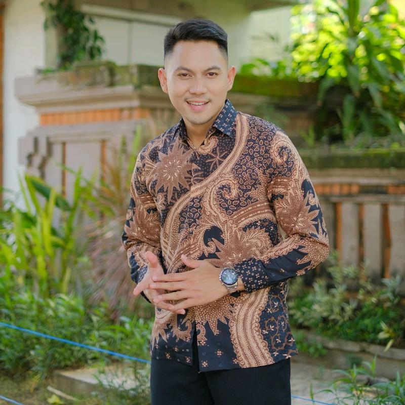 Batik Solo Trendy - Amarta Kemeja slimfit baju pria kemeja lengan panjang lapis furing katun murah | Kemeja Batik Pria Lengan Panjang | Kemeja Batik Kondangan Cowok 6