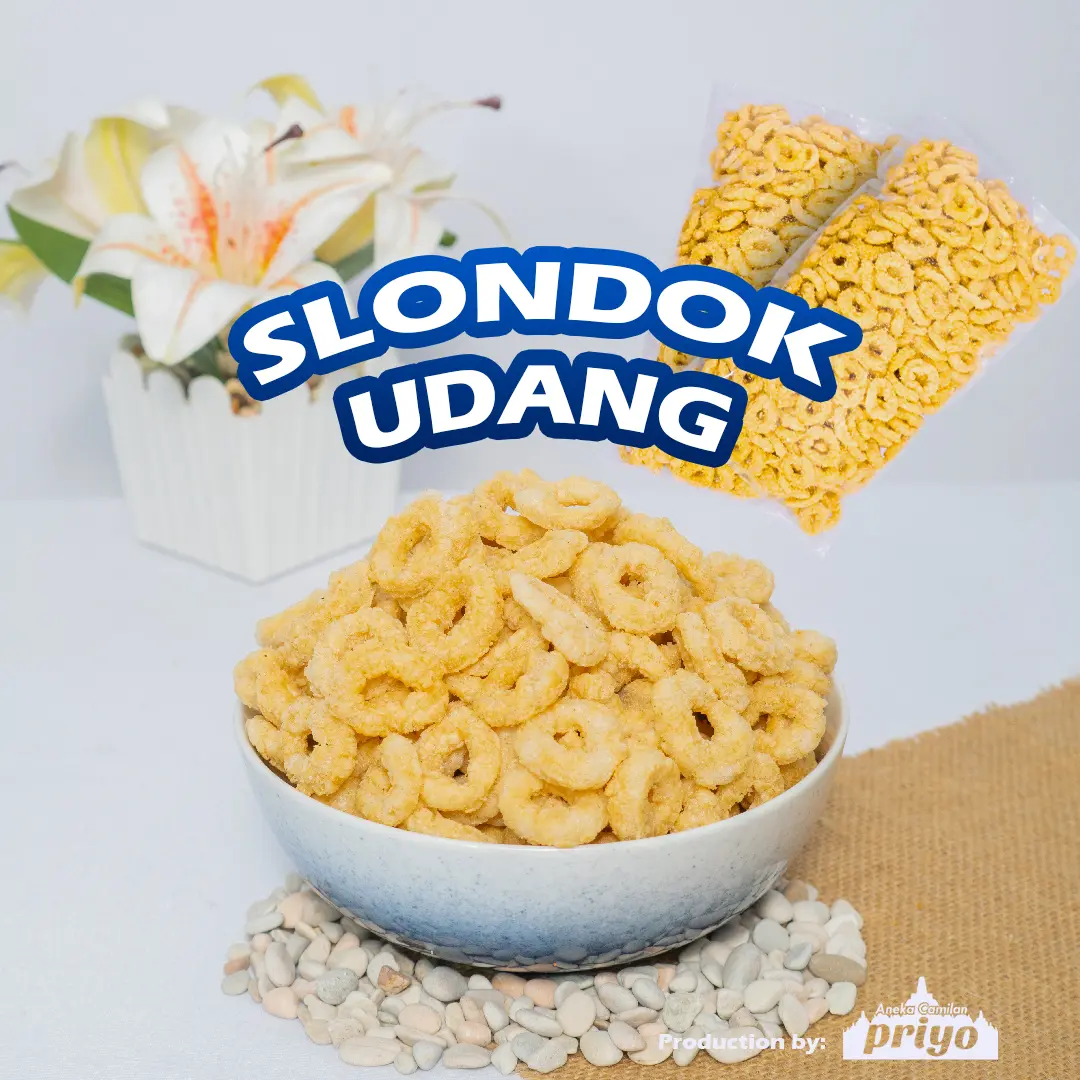 Keripik Slondok Udang Original 250-1000 gram