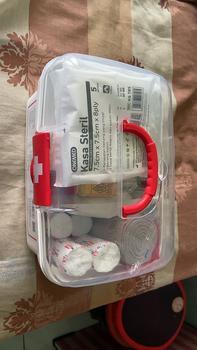 Product Review of 19 PCS Paket Lengkap Kotak P3K Plastik Jinjing FAMILY KIT Onemed Komplit Isi from e**✧ 0